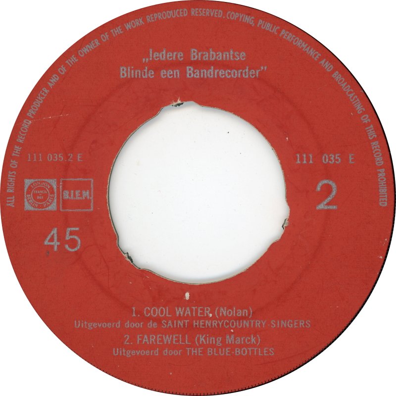 Meisjes Van De Startbaan - Iedere Brabantse Blinde Een Bandrecorder 14964 Vinyl Singles EP Vinyl Goed / Hoes Goed