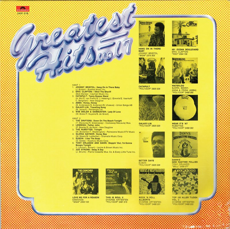 Various - Greatest Hits Vol 7 (LP) 49569 Vinyl LP Vinyl Goed / Hoes Goed