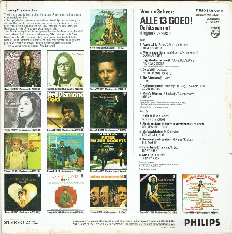 Various - Alle 13 Goed! Deel 3 (LP) 41133 Vinyl LP Vinyl Goed / Hoes Goed