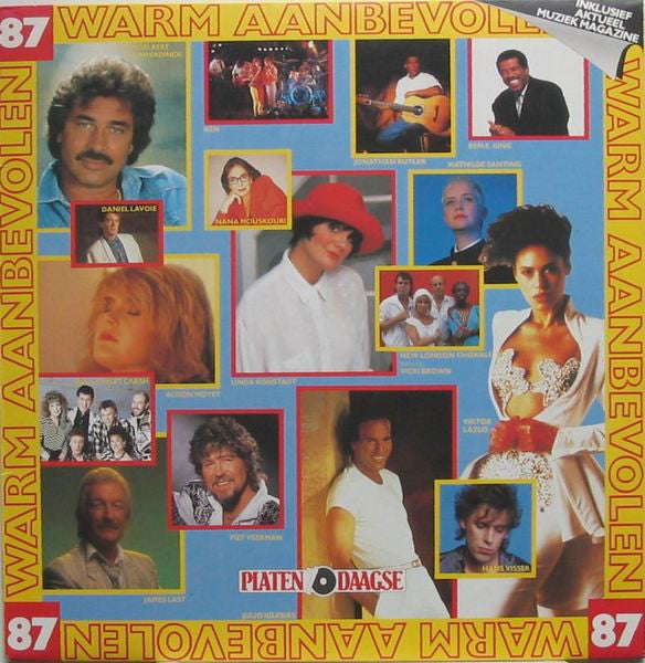 Various - Warm Aanbevolen 1987 (LP) Vinyl LP Vinyl Goed / Hoes Goed