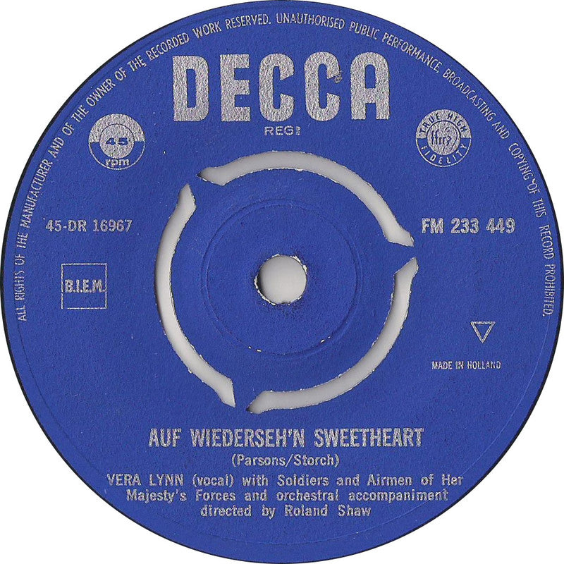 Vera Lynn - Auf Wiederseh'n Sweetheart 29609