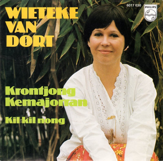 Wieteke van Dort - Krontjong Kemajorran 22401 Vinyl Singles Vinyl Goed / Hoes Goed