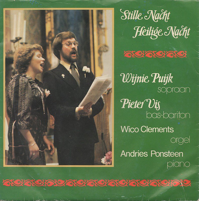 Wijnie Puijk Pieter Vis - Stille Nacht Heilige Nacht 40394 Vinyl Singles EP Vinyl Goed / Hoes Goed