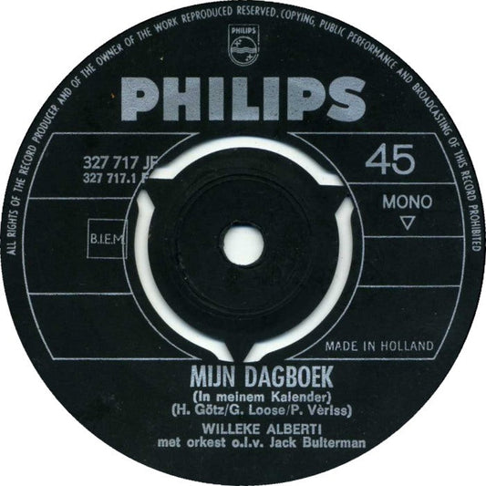Willeke Alberti - Mijn Dagboek 01675 Vinyl Singles Vinyl Goed / Hoes Generic