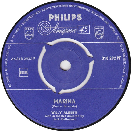 Willy Alberti - Marina Vinyl Singles Vinyl Goed / Hoes Generic