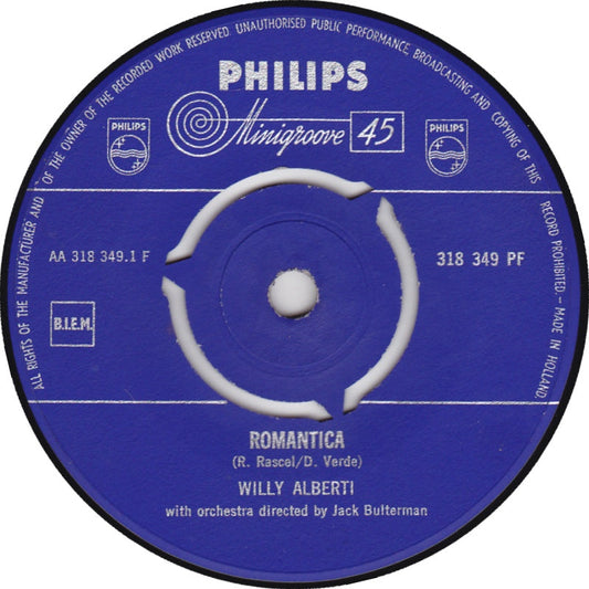 Willy Alberti - Romantica 00110 Vinyl Singles Vinyl Goed / Hoes Generic