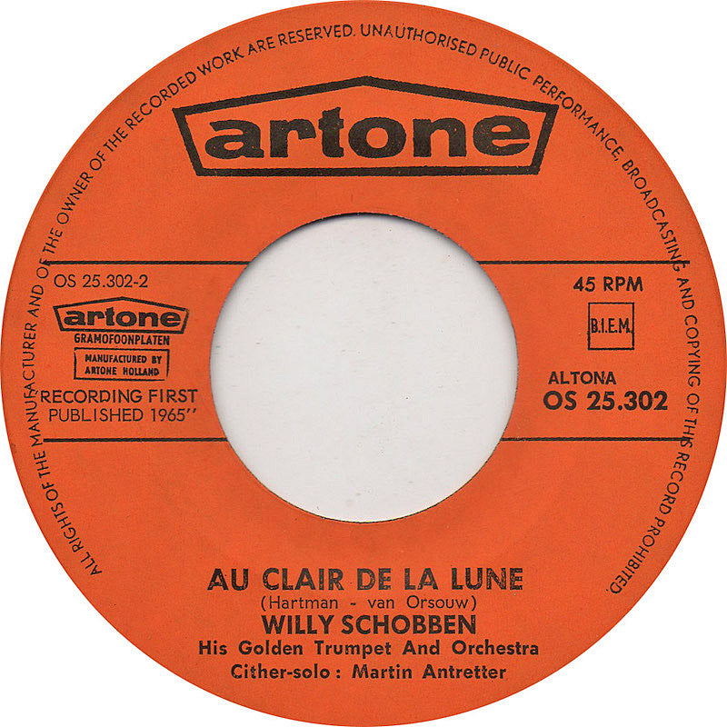 Willy Schobben - Viva La Pappa Col Pomodoro 34429 Vinyl Singles Vinyl Goed / Hoes Goed