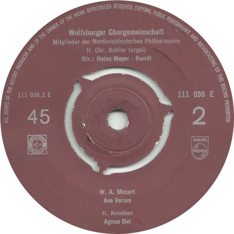 Wolfsburger Chorgemeinschaft Mitglieder Der Nordwestdeutsche Philharmonie - Stille Nacht 29505 Vinyl Singles EP Vinyl Goed / Hoes Goed