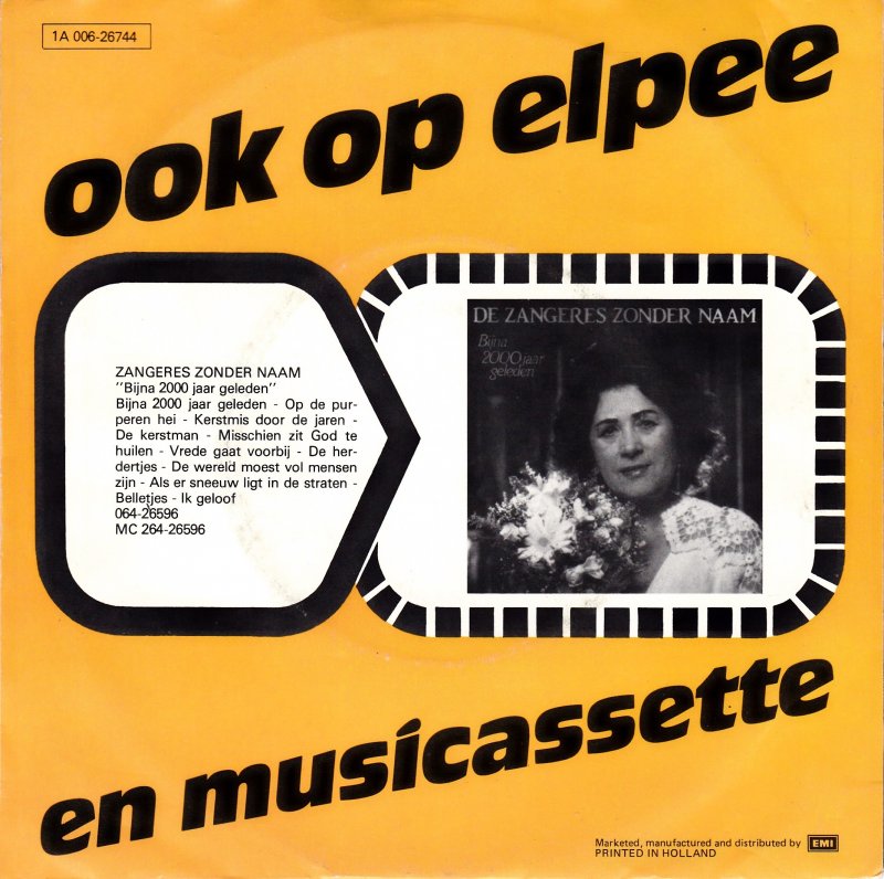 Zangeres Zonder Naam - Ik Geloof 16631 Vinyl Singles Vinyl Goed / Hoes Goed