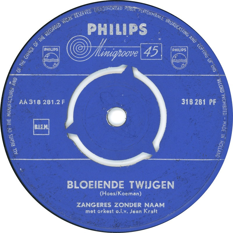 Zangeres Zonder Naam - Lang Geleden 13755 Vinyl Singles Vinyl Goed / Hoes Generic
