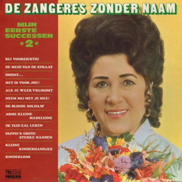 Zangeres Zonder Naam - Mijn Eerste Successen 2 (LP) (B) Vinyl LP Vinyl Goed / Hoes Redelijk
