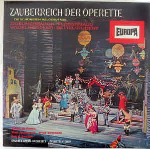 Grosses Opern-Orchester Operetten-Chor - Zauberreich Der Operette (LP) Vinyl LP Vinyl Zeer Goed / Hoes Goed "VINYLSINGLES.NL"