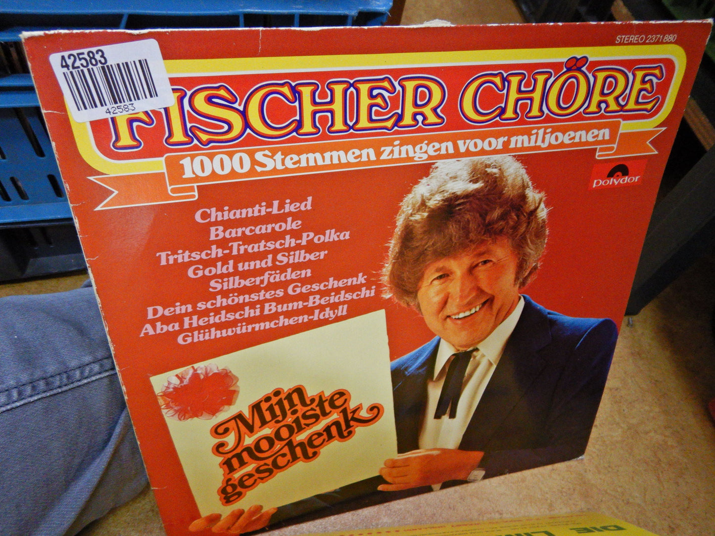 Fischer Chöre - Dein Schönstes Geschenk (LP) Vinyl LP Vinyl Zeer Goed / Hoesje Goed "VINYLSINGLES.NL"