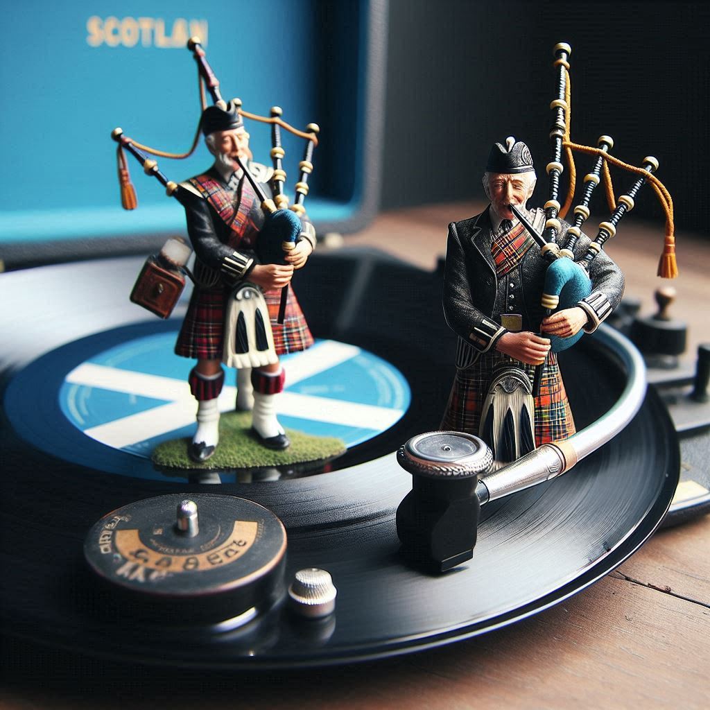 Doedelzak Schotland op Vinyl Records LP of Vinylsingles