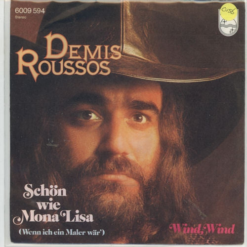 Demis Roussos - Schon Wie Mona Lisa 43220 Vinyl Singles Vinyl Zeer Goed / Hoesje Goed "VINYLSINGLES.NL"