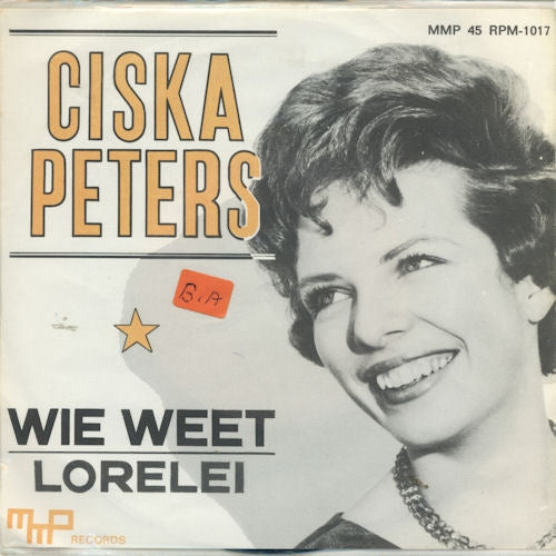 Ciska Peters - Wie Weet 18878 Vinyl Singles Vinyl Zeer Goed / Hoesje Goed "VINYLSINGLES.NL"