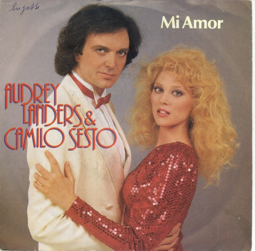 Audrey Landers & Camilo Sesto - Mi Amor Vinyl Singles Vinyl Zeer Goed / Hoesje Goed "VINYLSINGLES.NL"