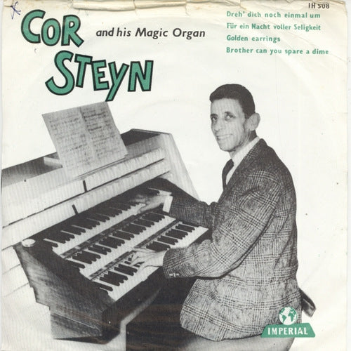Cor Steyn - Cor Steyn And His Magic Organ 31328 Vinyl Singles EP Vinyl Zeer Goed / Hoesje Goed "VINYLSINGLES.NL"