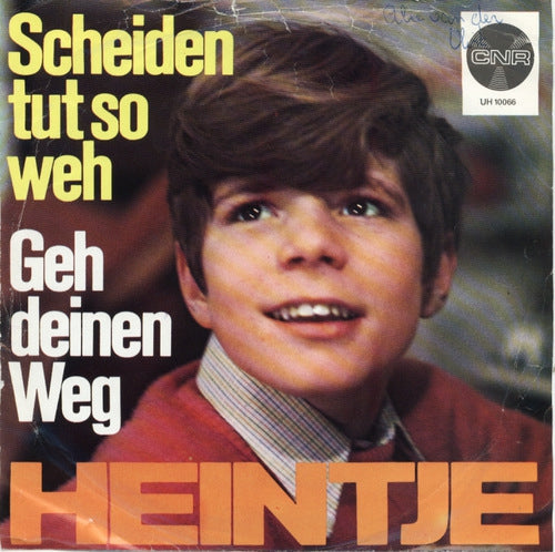 Heintje - Scheiden Tut So Weh Vinyl Singles Vinyl Zeer Goed / Hoesje Goed "VINYLSINGLES.NL"