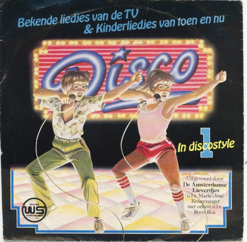 Amsterdamse Lieverdjes - Bekende Liedjes Van De TV & Liedjes Uit De Fabeltjeskrant In Discostyle 26663 Vinyl Singles JUKEBOXSINGLES.NL   