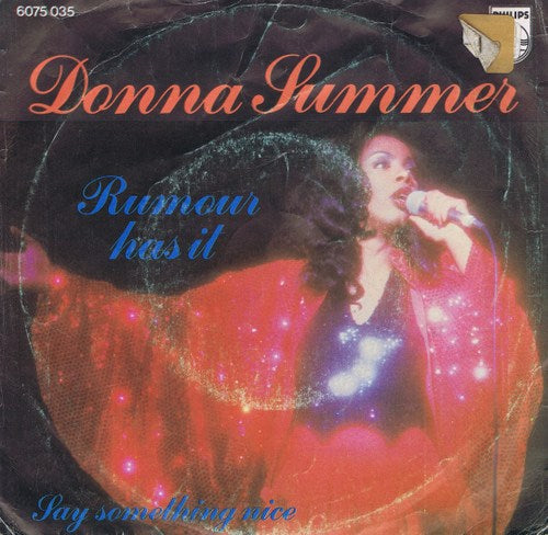 Donna Summer - Rumour Has It 01954 Vinyl Singles Hoes: Goede Staat / Vinyl: Goede Staat   