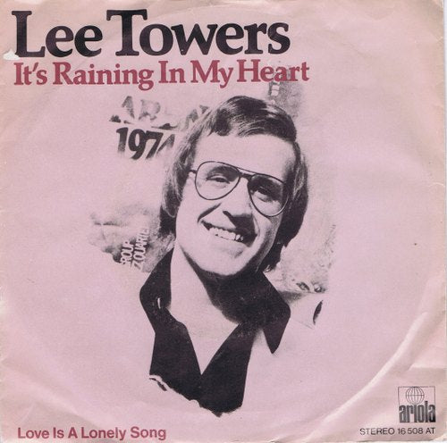 Lee Towers - It's Raining In My Heart 02287 Vinyl Singles Vinyl Goed / Hoes Goed