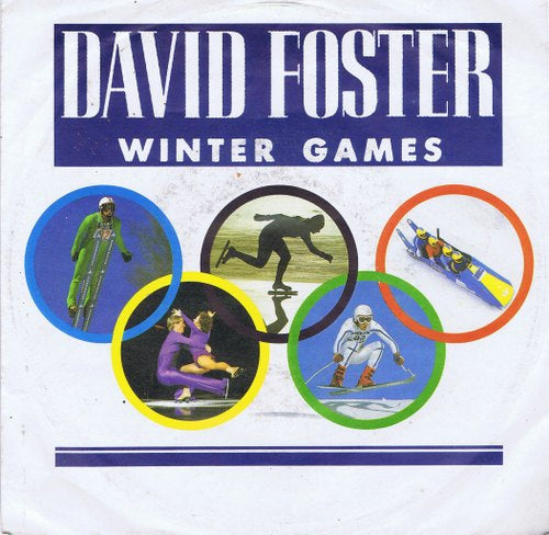 David Foster - Winter Games 19940 Vinyl Singles Vinyl Zeer Goed / Hoesje Goed "VINYLSINGLES.NL"