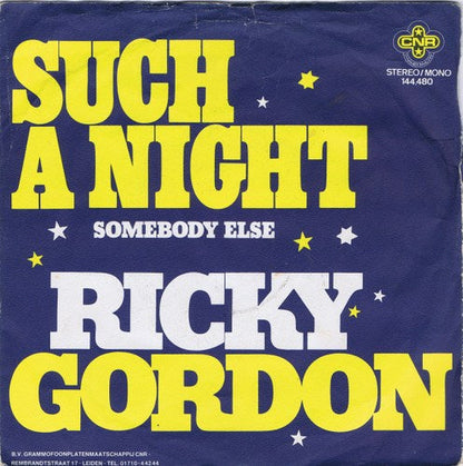 Ricky Gordon - Such A Night 28476