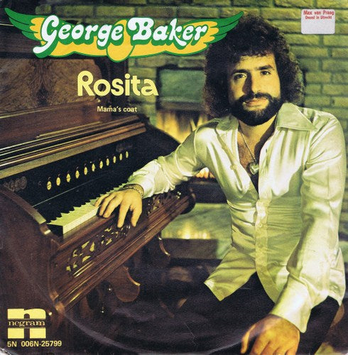 George Baker - Rosita 14296 Vinyl Singles Vinyl Zeer Goed / Hoesje Goed "VINYLSINGLES.NL"