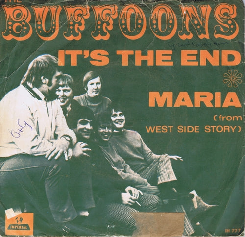 Buffoons - It's The End 16291b Vinyl Singles Vinyl Zeer Goed / Hoesje Sticker "VINYLSINGLES.NL"