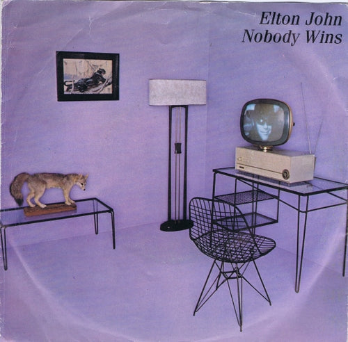 Elton John - Nobody Wins Vinyl Singles Vinyl Zeer Goed / Hoesje Goed "VINYLSINGLES.NL"