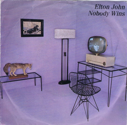 Elton John - Nobody Wins Vinyl Singles Vinyl Zeer Goed / Hoesje Goed "VINYLSINGLES.NL"