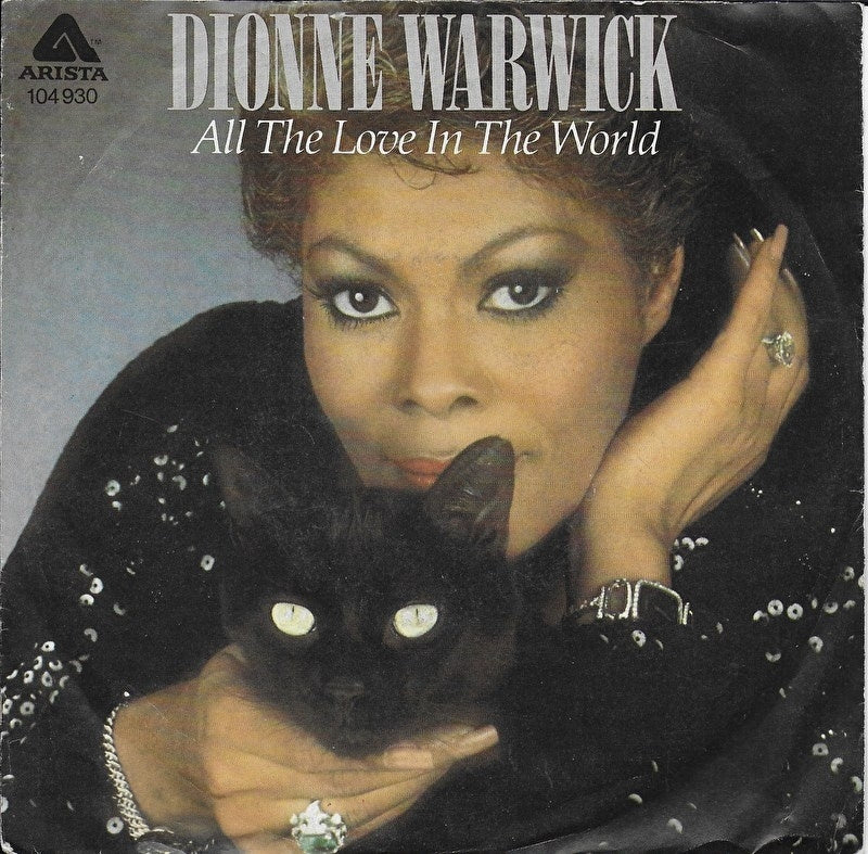 Dionna Warwick - All The Love In The World 13295 Vinyl Singles Vinyl Zeer Goed / Hoesje Goed "VINYLSINGLES.NL"