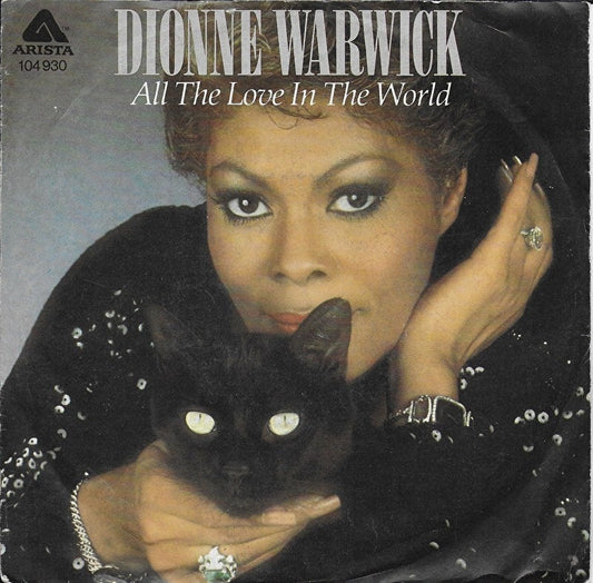 Dionna Warwick - All The Love In The World 13295 Vinyl Singles Vinyl Zeer Goed / Hoesje Goed "VINYLSINGLES.NL"