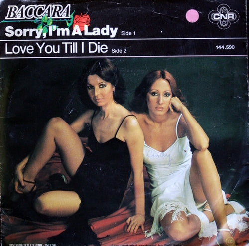 Baccara - Sorry I'm A Lady 07609 Vinyl Singles Vinyl Goed / Hoes Goed