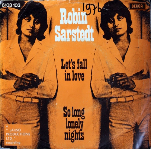 Robin Sarstedt - Let's Fall In Love 28354 Vinyl Singles Vinyl Goed / Hoes Redelijk