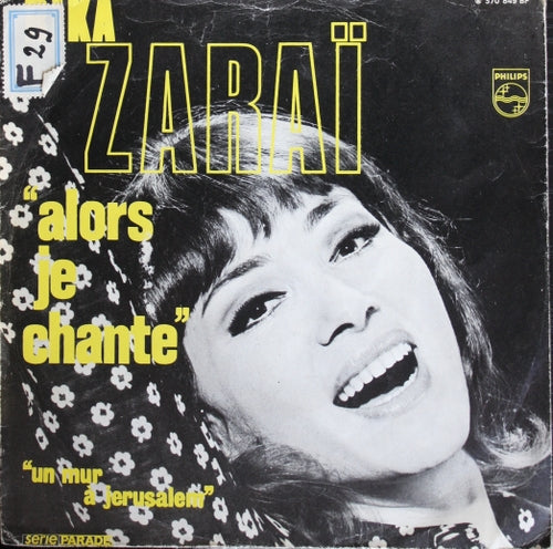 Rika Zarai - Alors Je Chante 02183 Vinyl Singles Vinyl Goed / Hoes Goed