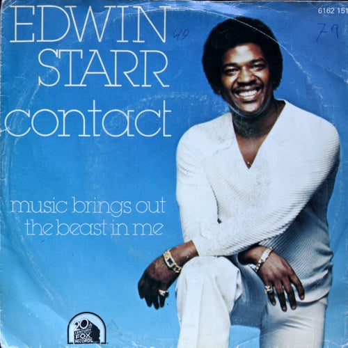 Edwin Starr - Contact 10672 Vinyl Singles Vinyl Zeer Goed / Hoesje Goed "VINYLSINGLES.NL"