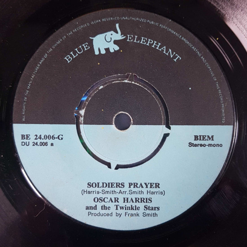 Oscar Harris & The Twinkle Stars - Soldiers Prayer 33407 Vinyl Singles Vinyl Goed / Hoes Generic