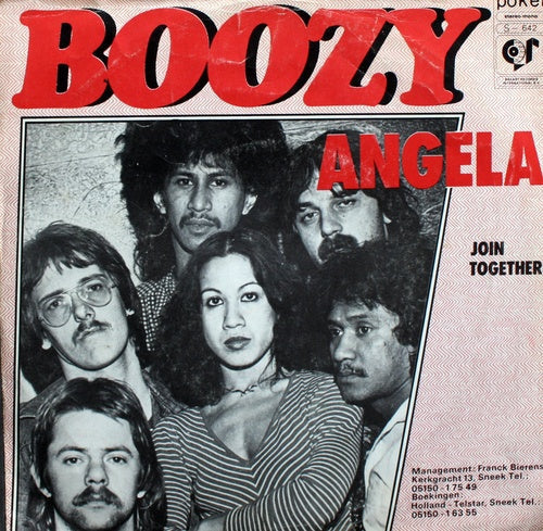 Boozy - Angela (B-Keus) Vinyl Singles Vinyl Goed / Hoesje Redelijk "VINYLSINGLES.NL"