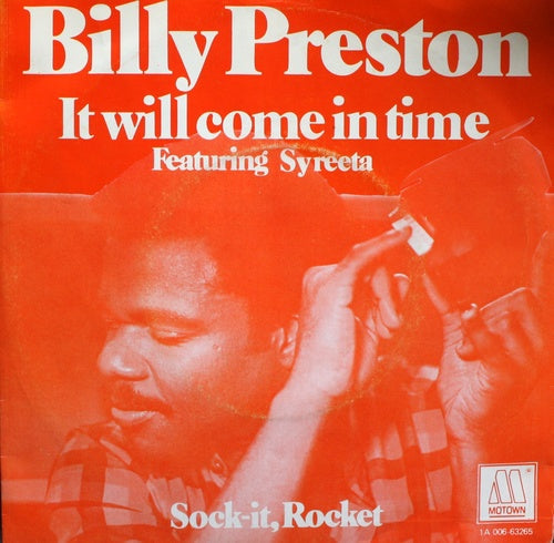 Billy Preston - It Will Come In Time 39614 Vinyl Singles Vinyl Zeer Goed / Hoesje Goed "VINYLSINGLES.NL"