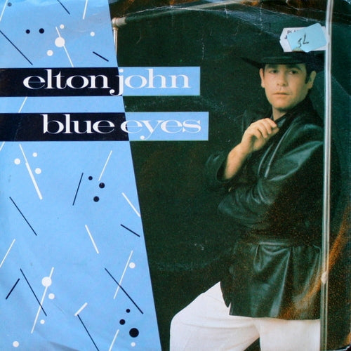 Elton John - Blue Eyes 43314 Vinyl Singles Vinyl Zeer Goed / Hoesje Goed "VINYLSINGLES.NL"