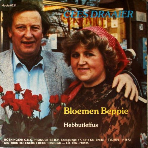 Cees Draaier - Bloemen Bepie 10911 Vinyl Singles Vinyl Zeer Goed / Hoesje Goed "VINYLSINGLES.NL"