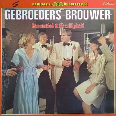 Gebroeders Brouwer - Romantiek & Gezelligheid (LP) Vinyl LP Vinyl Zeer Goed / Hoes Goed "VINYLSINGLES.NL"