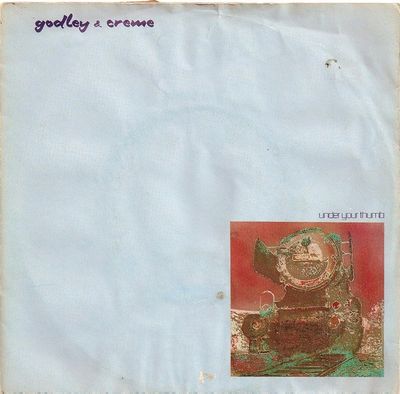 Godley & Creme - Under Your Thumb Vinyl Singles Vinyl Zeer Goed / Hoesje Goed "VINYLSINGLES.NL"