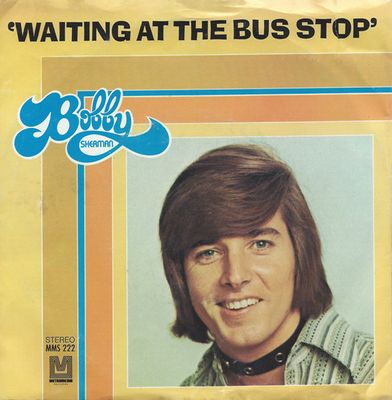 Bobby Sherman - Waiting At The Bus Stop Vinyl Singles Media VG+ / Sleeve Plakband "VINYLSINGLES.NL"