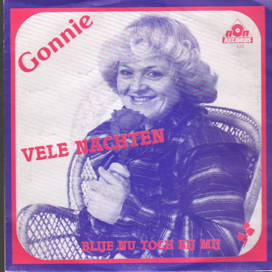 Gonnie - Vele Nachten 03590 Vinyl Singles Vinyl Goed / Hoes Goed