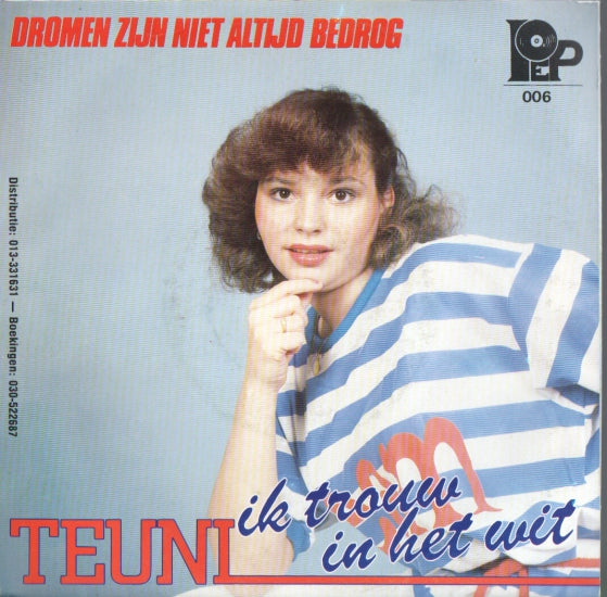 Teuni - Ik Trouw In Het Wit 03869 Vinyl Singles Vinyl Goed / Hoes Goed