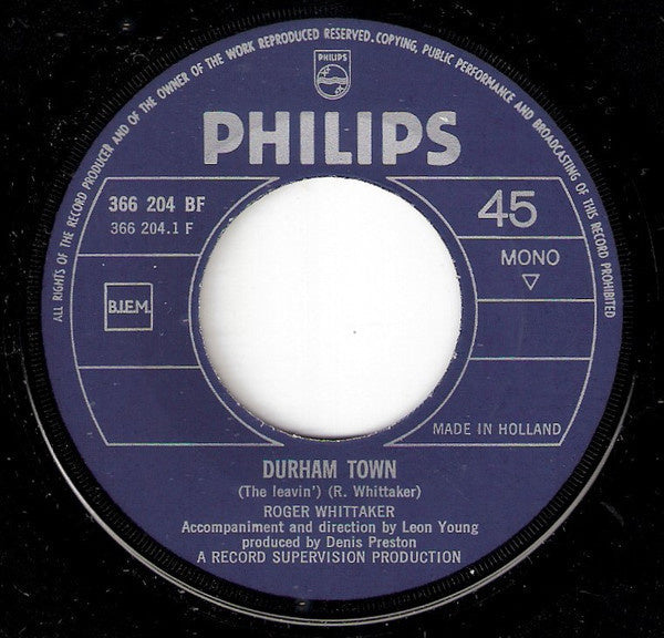 Roger Whittaker - Durham Town 22026