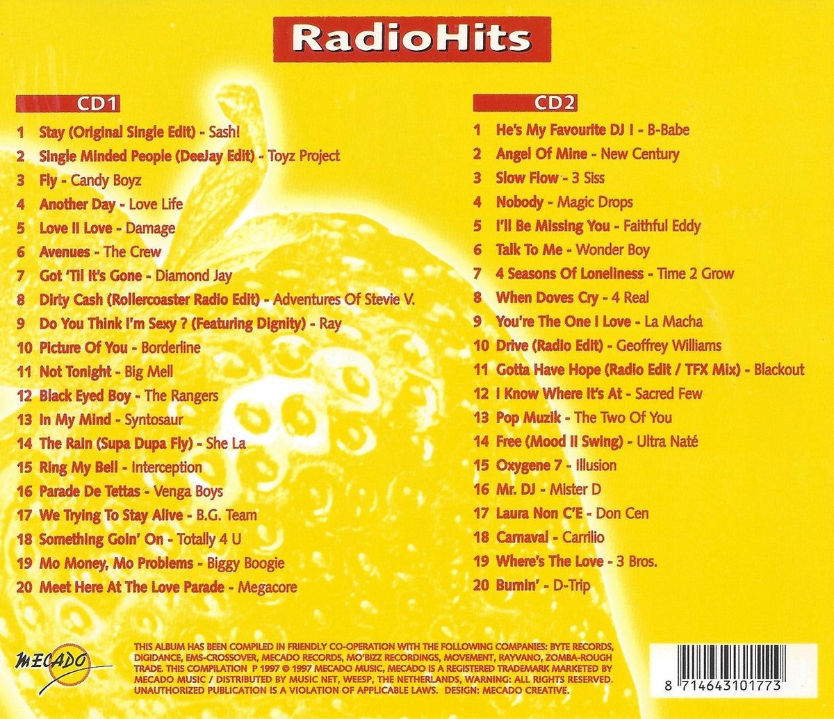 Various Hits - Radiohits (CD) 70697 Compact Disc 2x Goede Staat